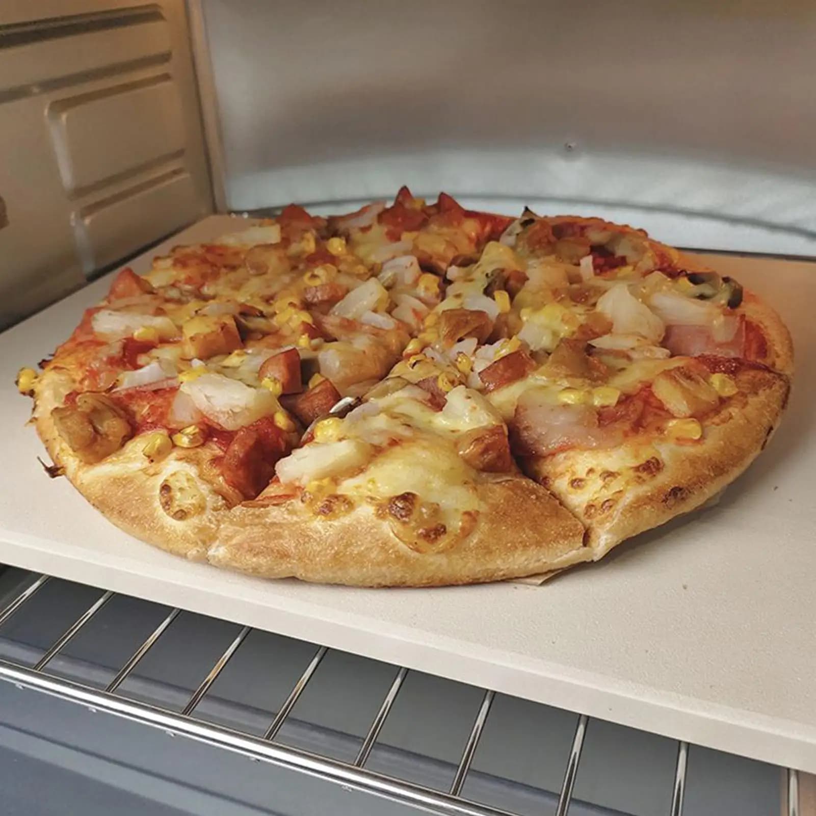 Vassoio da forno per pane in pietra per pizza Pietra per pizza resistente al calore per interni ed esterni Cottura del pane Ristorante Barbecue da campeggio