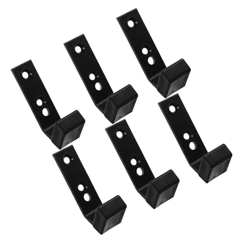 6Pcs Barbell Rack Wall Mounted Barbell Holder Heavy Duty Dumbbell Rod Storage Rack Gym Accessories Fitness Equipment Weight