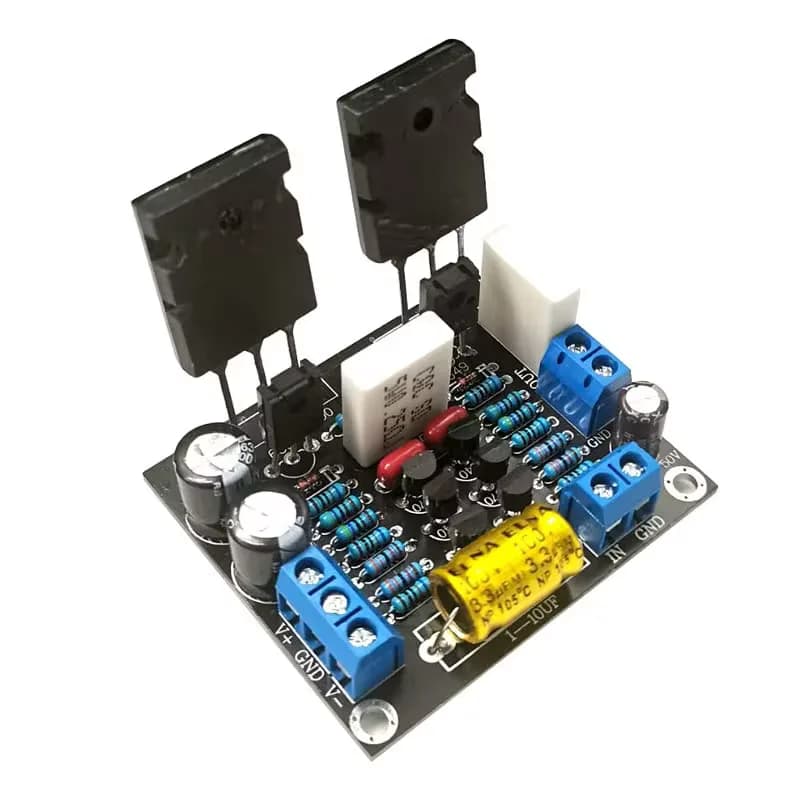 Nuovo Mini Originale Mono 100W 4 Ohm Toshiba Tubo 2SC5200 + 2SA1943 5200 + 1943 DC 20-50V HiFi Scheda Amplificatore di Potenza