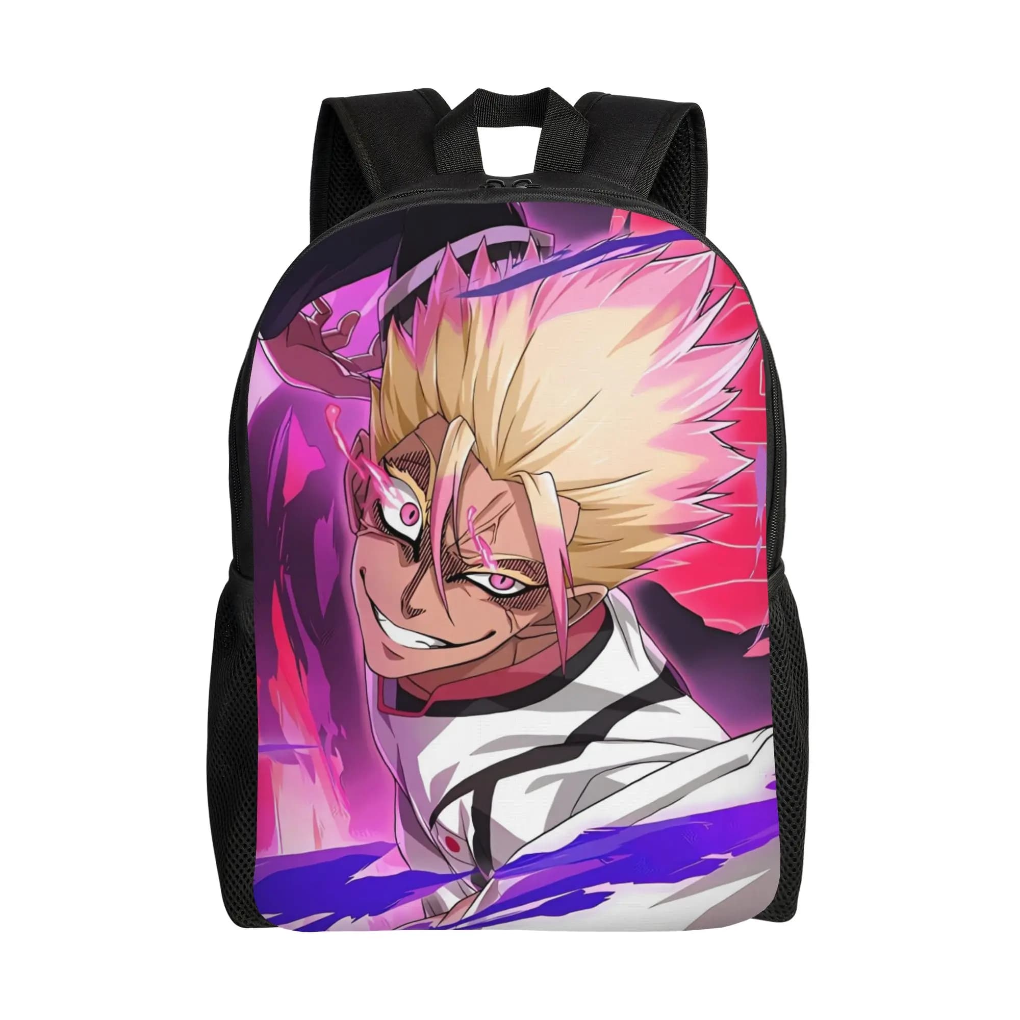 Zaino Blue Locks Ryusei Shidou per uomo e donna, zaino da viaggio per escursioni, scuola superiore, calcio, anime, borsa per laptop in tela, regalo