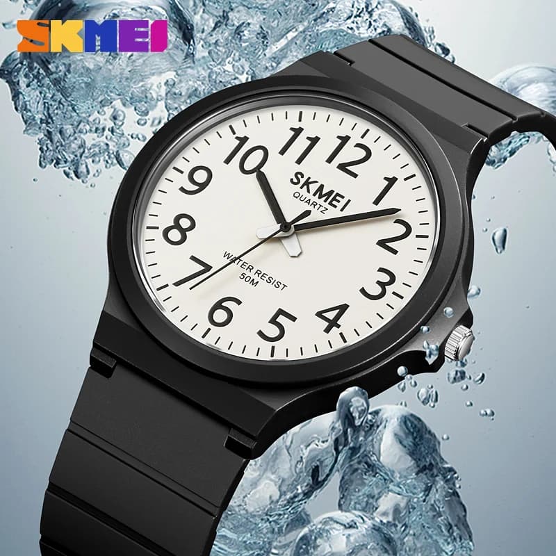 SKMEI Sport Casual Quartz Wristwatches for men Women Fashion Outdoor 3Bar Waterproof Watches Men's watch reloj hombre
