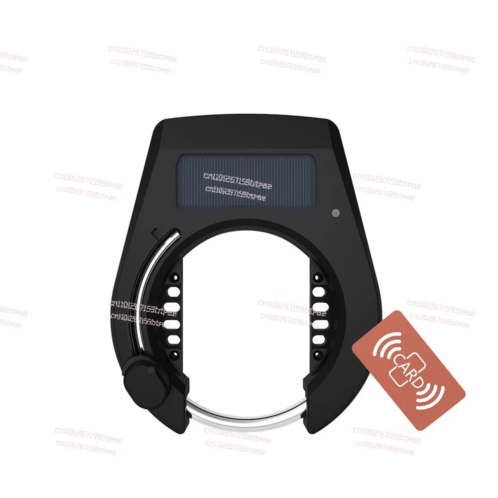 Lucchetto a ferro di cavallo intelligente Bluetooth personale, lucchetto per bicicletta, lucchetto per bicicletta, guscio in metallo, lucchetto per bicicletta con ricarica USB solare