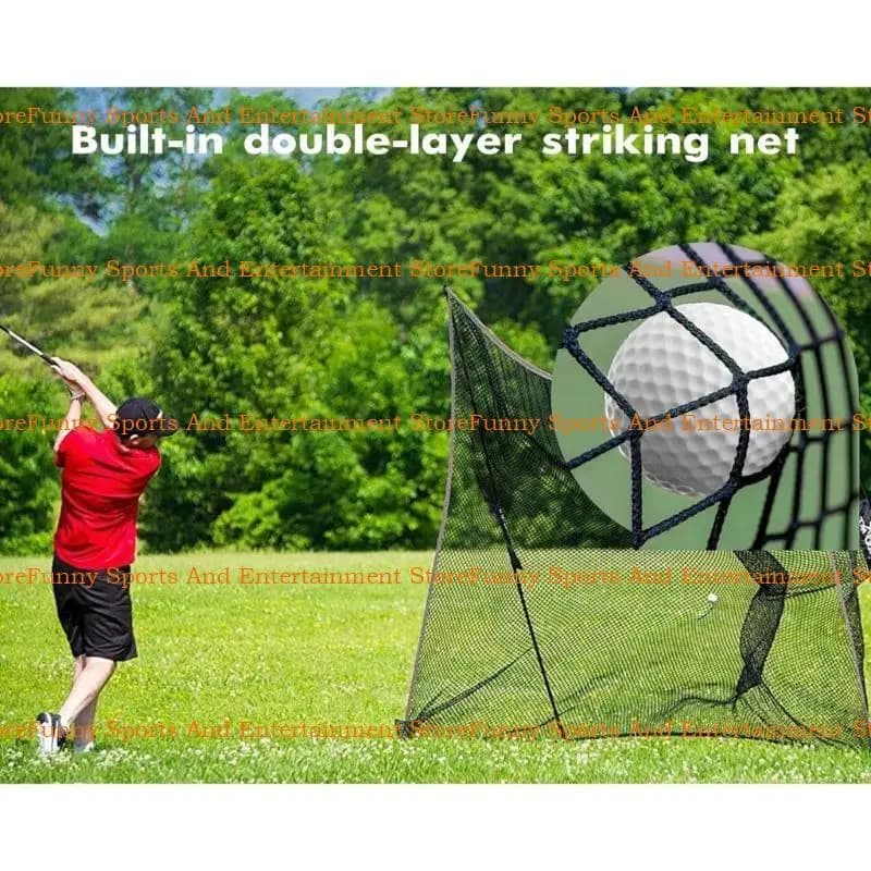 Palloni da servizio pesante C4DE in rete da golf che colpisce rete, rete allenamento da golf, rete golf, rete golf,