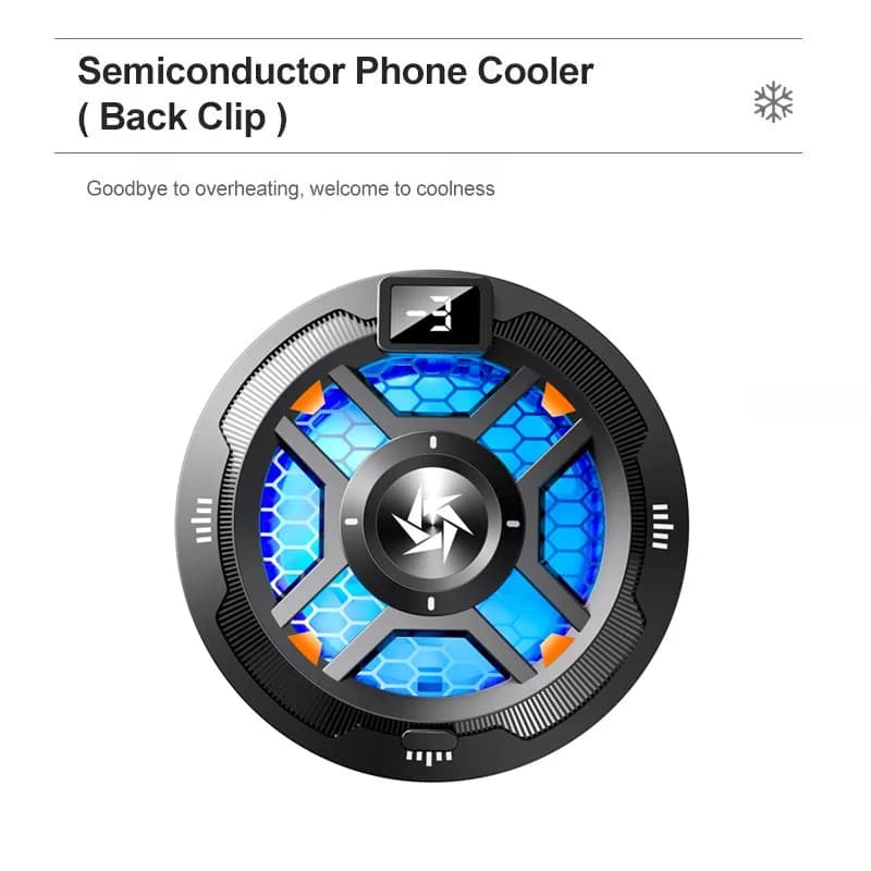 SL18 TEC Cooler Magnetic phone cooler con display della temperatura per iPhone Android phone tablet game cooler ventola di raffreddamento