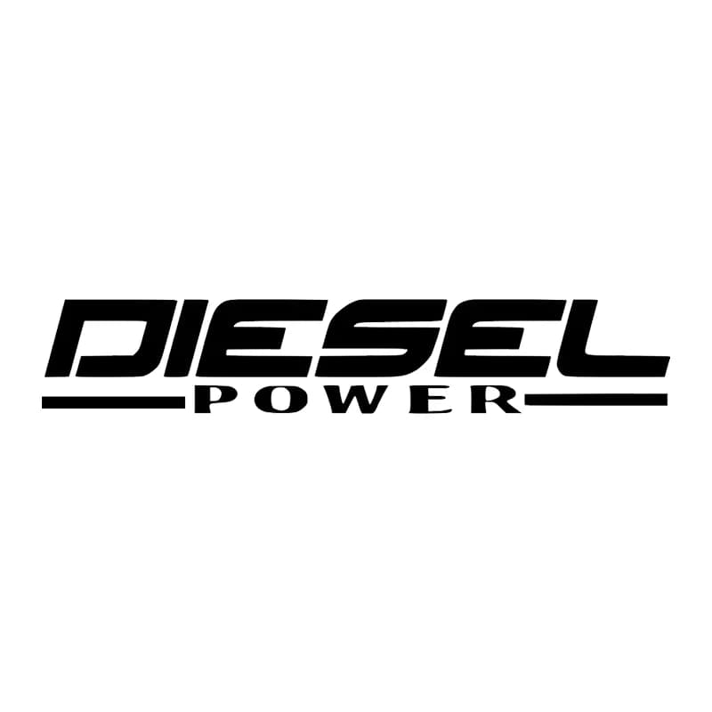 Diesel Power Die-Cut Decalcomania in vinile Adesivo per auto Decorazioni per auto impermeabili su paraurti in carodia lunotto posteriore Laptop Scegli la dimensione # S60752