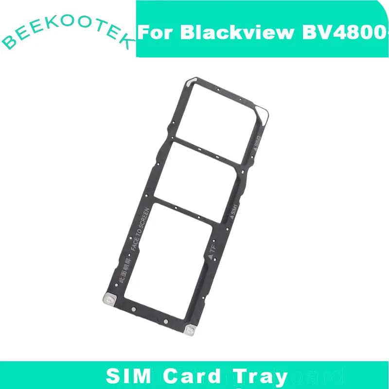 New Original Blackview BV4800 SIM Card SIM Card Tray Support Tray Slots Adapter Accessories for Blackview BV4800 Smart Phone