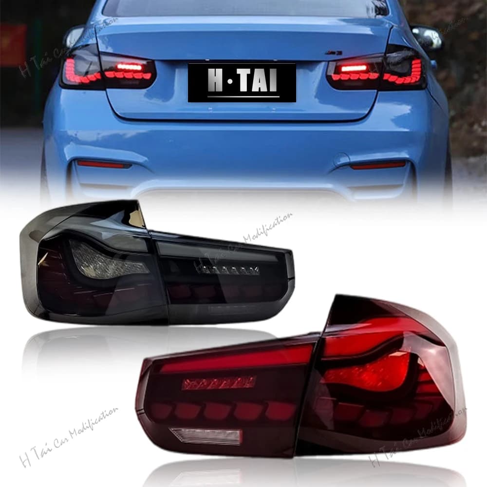 Coppia luci posteriori a LED per BMW Serie 3 F30 F35 320i 328i 335i M3 2013-2020 Lampade posteriori Fanali posteriori Fendinebbia Set di luci per auto