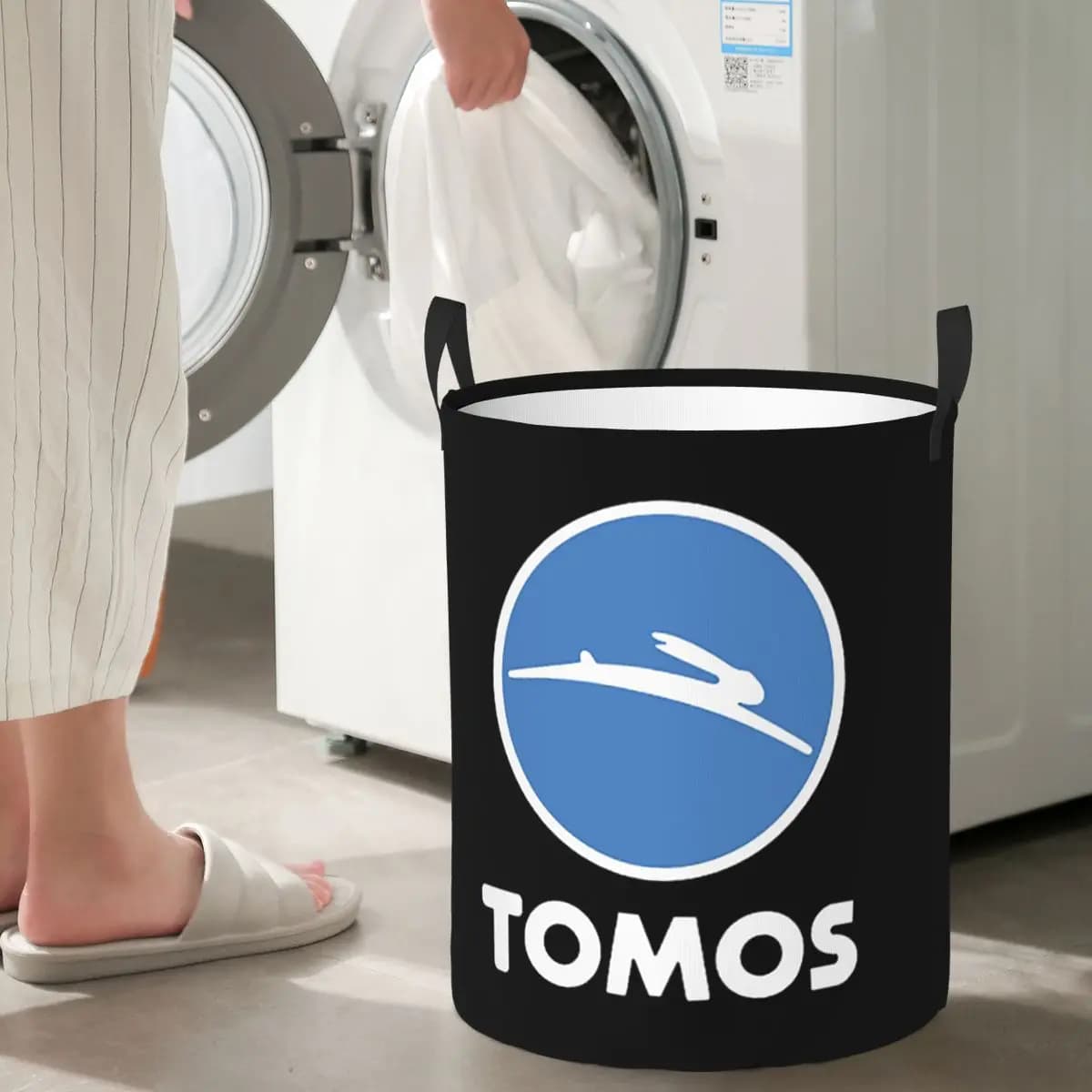 Tomos Ciclomotore Folding Linen Baskets Dirty Clothes Toys Basket Holders Organizer Bag for Home