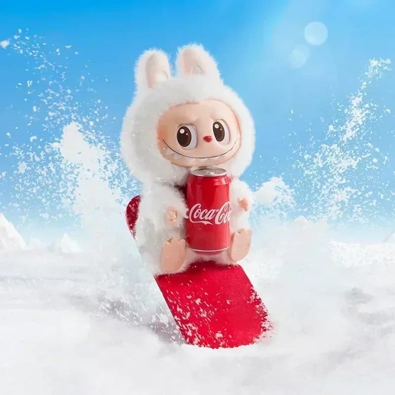 POP MART LABUBU THE MONSTERS Serie COCA-COLA, Statuetta in Vinile Originale, Blind Box, Giocattoli, Bambola, Figura Anime, Ornamenti da Scrivania