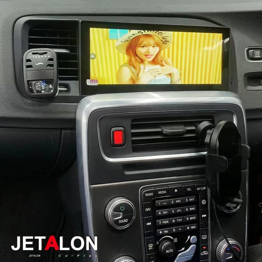 8.8" Qled For Volvo S60 V60 2011-2019 Car Radio Multimedia Video Player Android 15 GPS Navigation DSP Carplay 4G RHD WIFI BT