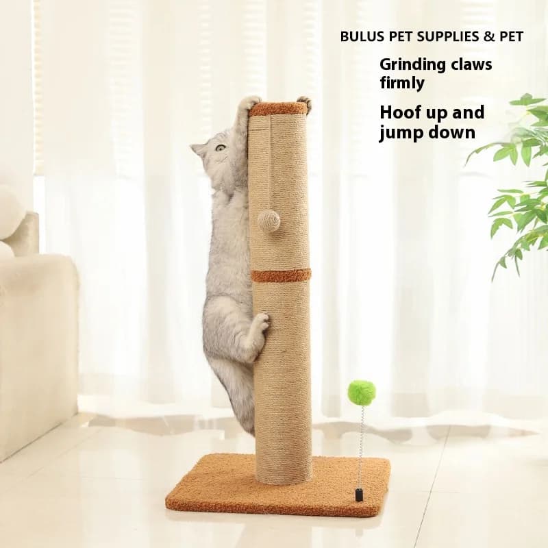 Telaio da arrampicata per gatti Colonna da grattare per gatti in sisal artigli di macinazione senza briciole Scaffale per gatti multifunzionale Forniture per animali domestici