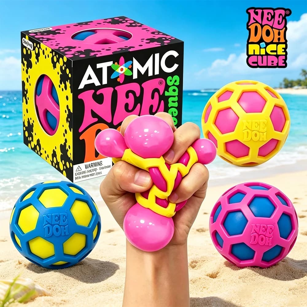 New Schylling Needoh Atomic Stress Relief Ball squishies toy blind box Adult Party Gift Tool stress relief toy fidget toys