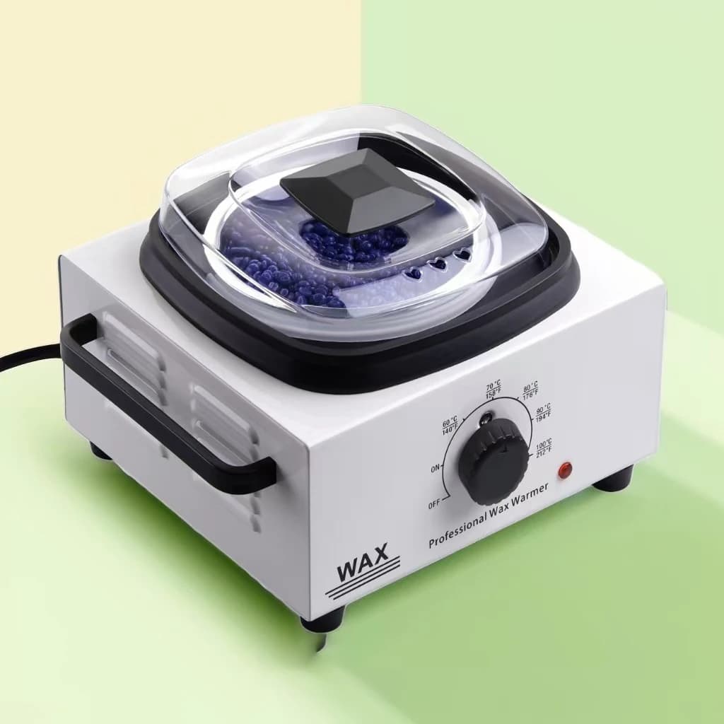 Scaldacera portatile per candele per depilazione Scaldacera professionale con temperatura regolabile Singolo doppio vaso