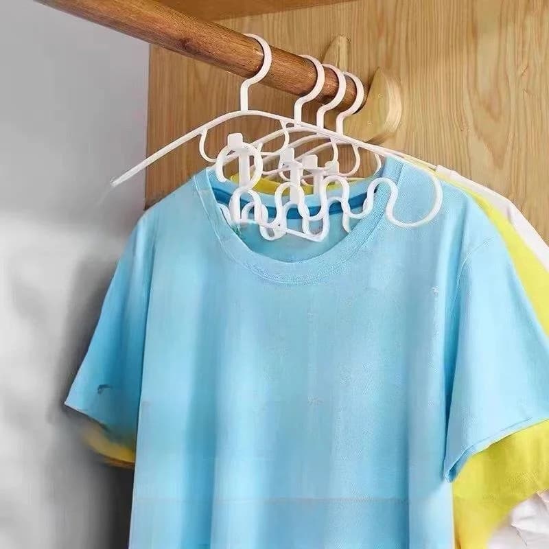 Anti-slip plastic clothes hanger, Home Use, Without Signs, Multi-functional Creative Design