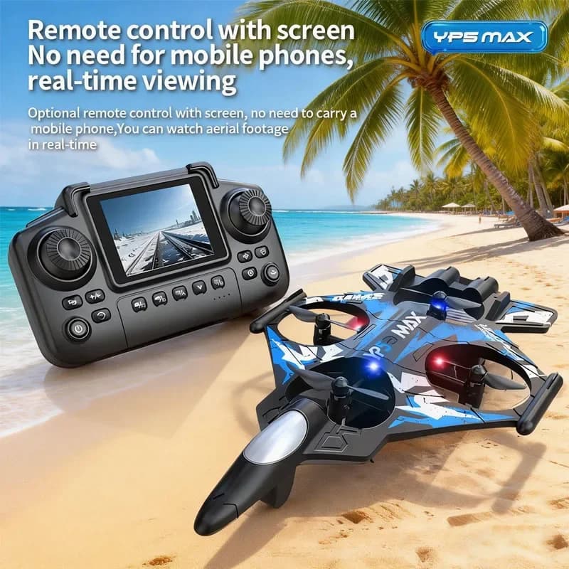 2.4G WiFi RC foam air, acrobatic hunting with rotation and colored LED lights, helicopter and toy airplane for boys, gift 2026 new YP5MAX RC