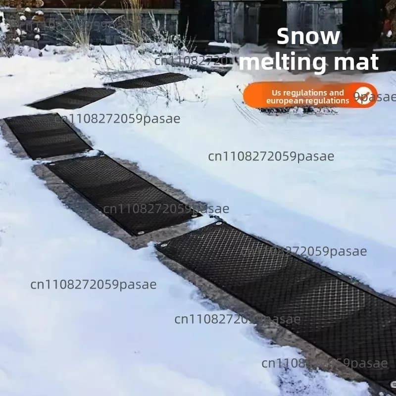 Tappetino Riscaldante per Sciogliere la Neve e Prevenire il Ghiaccio, Tappetino Riscaldante per Scale, Tappetino Riscaldante per Tetto del Garage, Coperta Riscaldante