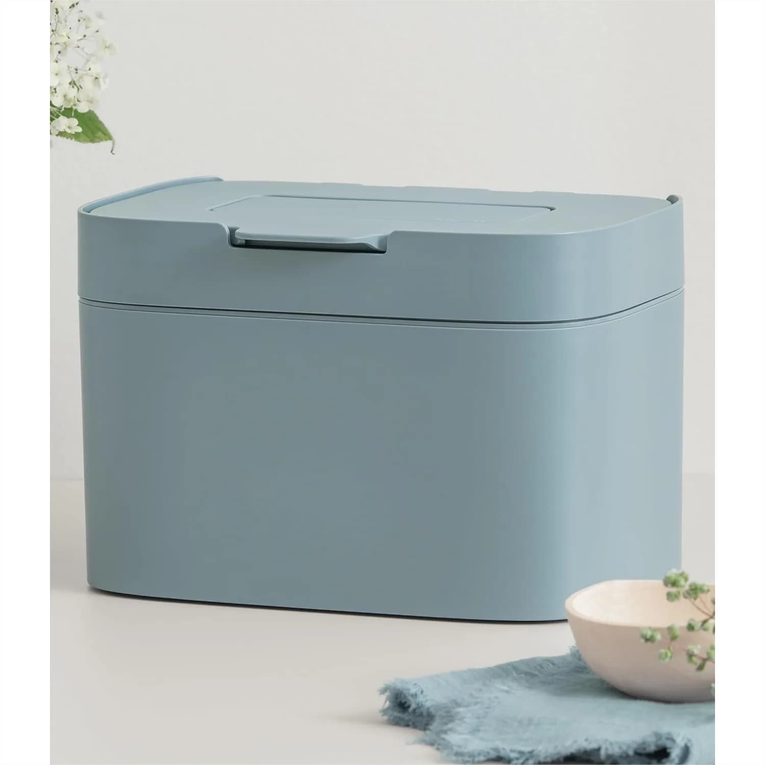 Contenitore per Compost da Cucina da 4,5 Litri con Coperchio e Filtro al Carbone, Composter Piccolo per Interni Senza Odori, Secchio Interno Lavabile in Lavastoviglie