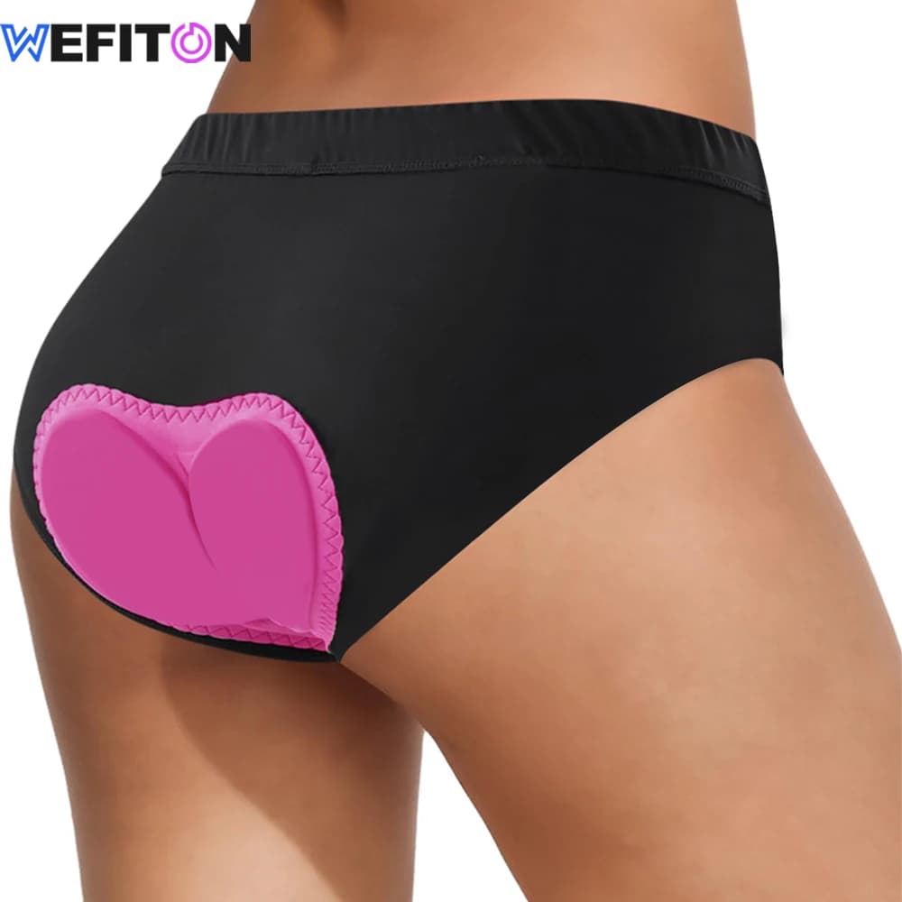 4D Padded Cycling Briefs for Women, High Quality and Comfort Bicycle Shorts, Women's Cycling Mutes