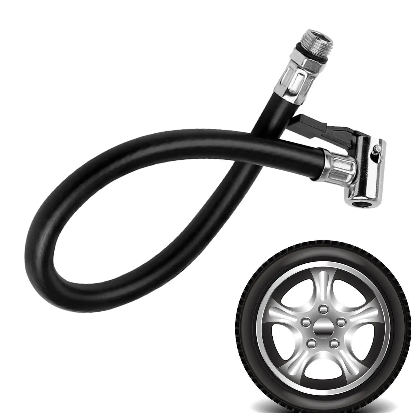 Adattatore per auto, tubo di prolunga per pompa aria pneumatici, connettore per gonfiatore pneumatici auto, tubo gonfiabile per pneumatici moto, adattatore per veicoli