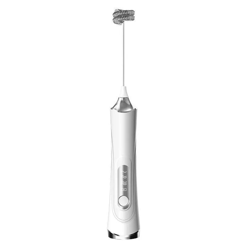 Electric Double Head Mixer Coffee Frother Handheld Wireless Egg Beater Cream Cake Mixer Cappuccino Foam Maker for Cappuccino