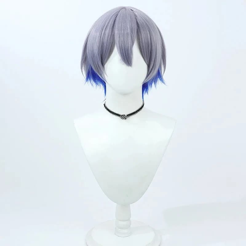 Nijisanji Vtuber Koyanagi Rou Cosplay Light Purple Blue Heat Resistant Synthetic Hair Halloween Party Role Play x;3,v'6.f;9,