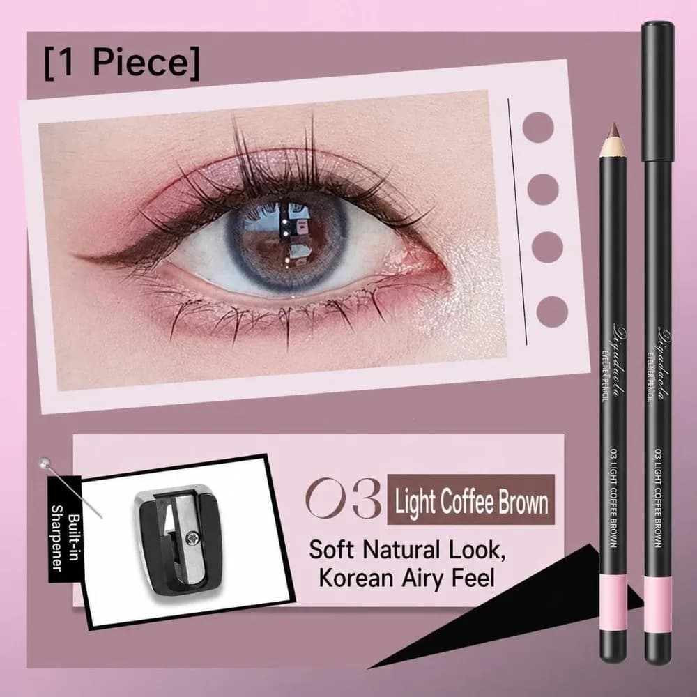 High Pigmented Eyeliner Gel Pencil Matte Long Lasting Waterproof Eyeliner Pen Soft Texture Sweat-proof Eye Makeup Pen Women