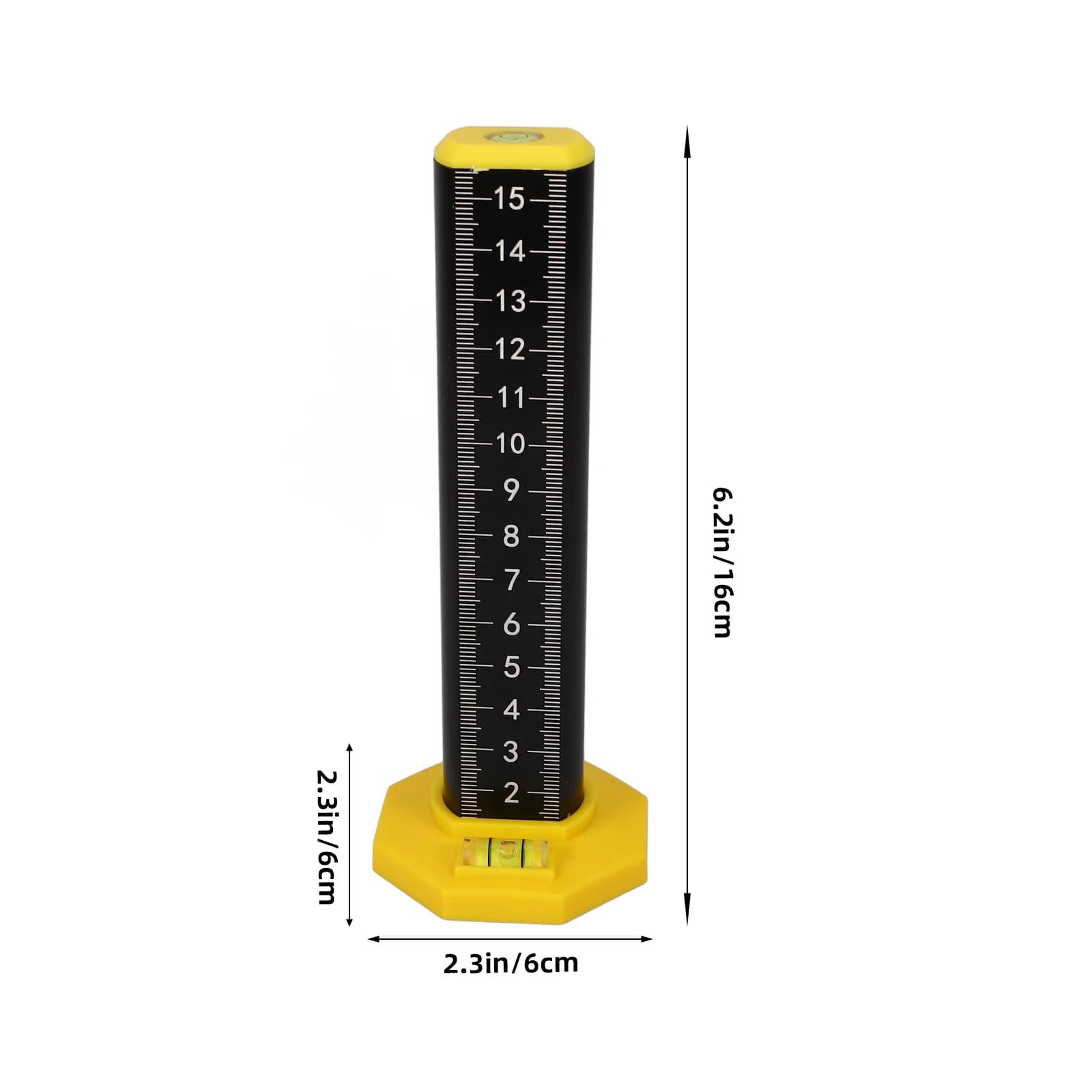 Strumento di livellamento per piastrelle Righello magnetico da 60 cm per installazione di piastrelle di ceramica Allineamento delle pareti del pavimento Indicatore di contorno Finitura interna