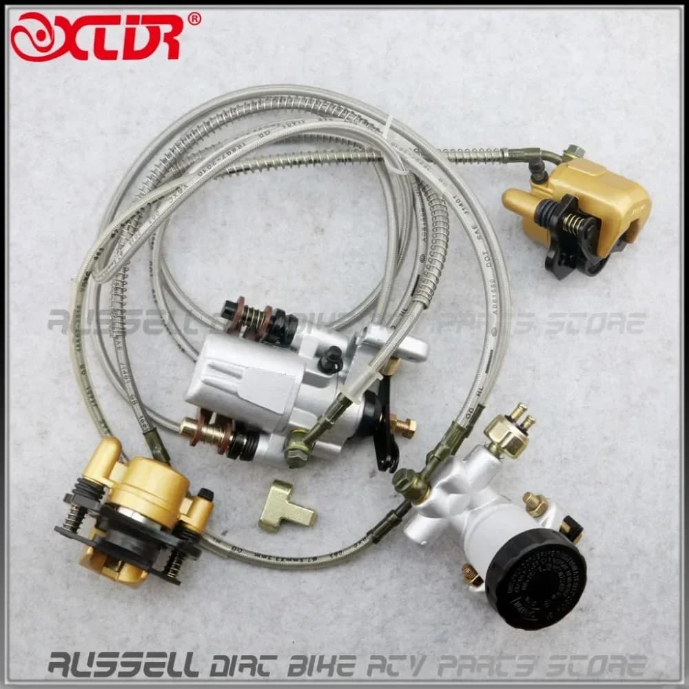 ATV Brake Assembly disco idraulico pinze anteriori posteriori sistema di pastiglie 150cc 250cc EGL ATV Bike Dune Buggy Quad Dirt