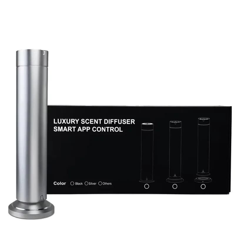 Depuratore d'aria da tavolo in lega di alluminio per salone, atomizzatore silenzioso, diffusore di fragranze, macchina per fragranze con nebbia d'olio