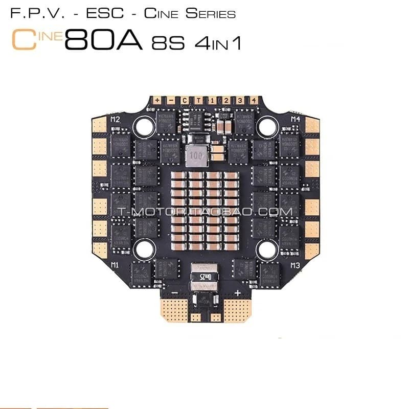 Tmotor Cine C80A 4in1 Flying Tower Power System 8S Flight battery 4in1 for movie drones Fpv Aircraft RC