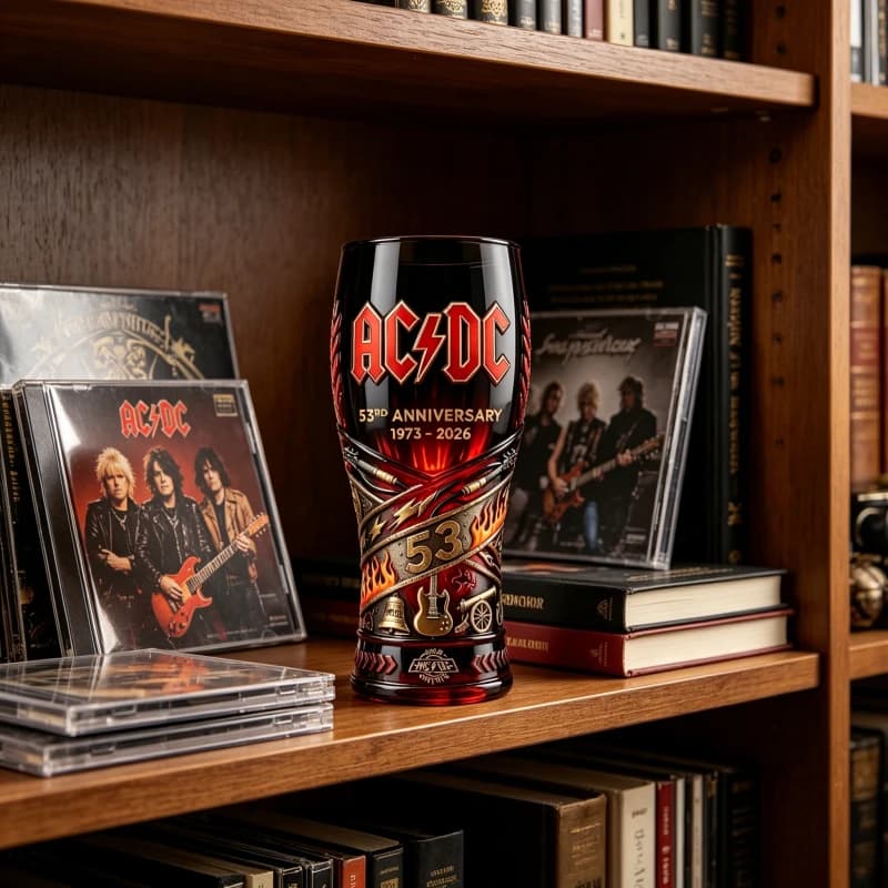 AC/DC 53rd Anniversary Rock Cup, boccale da birra della collezione della band