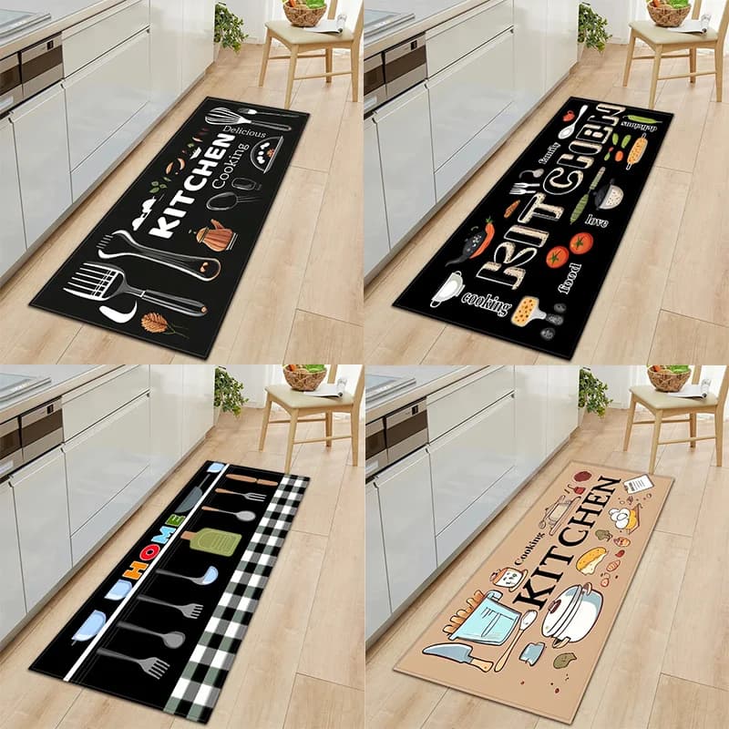Cucchiaio, coltello e forchetta modello casa cucina tappetino decorazione porta tappetino