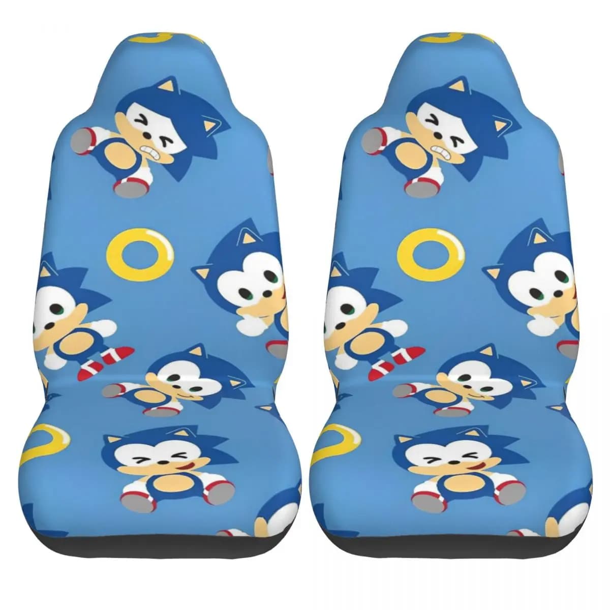 Sonices The H-Hedgehogs Car Seat Covers for Soft Cars in Two Pieces Polyester Cute Interior Seat Covers