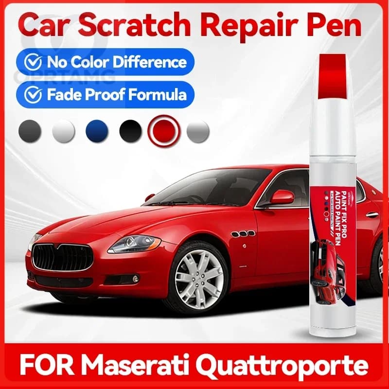 OPRTAMG Hot Purpose Vehicle Car Paint Repair Pen Accessories For 1963-2023 Maserati Quattroporte Bianco 268A Blu Passione 426B R