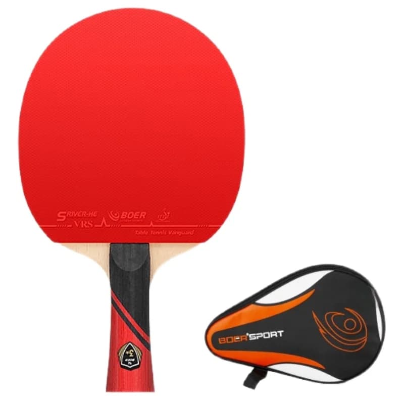 Racchetta da ping pong 1PC racchetta da ping pong professionale a 3 stelle con gomme adesive racchetta da ping pong con copertura