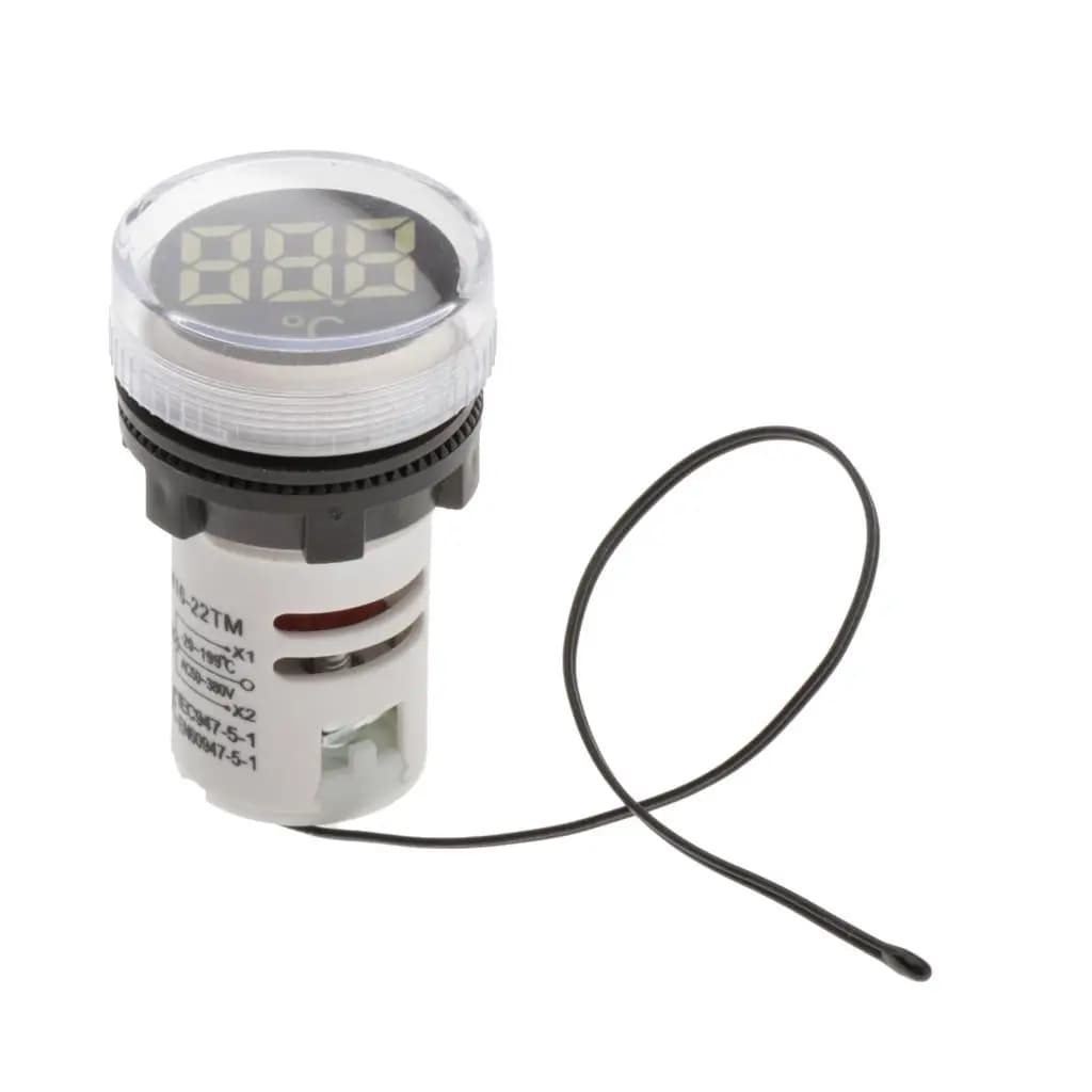 Lampada indicatore temperatura temperatura termometro display digitale a LED Celsius
