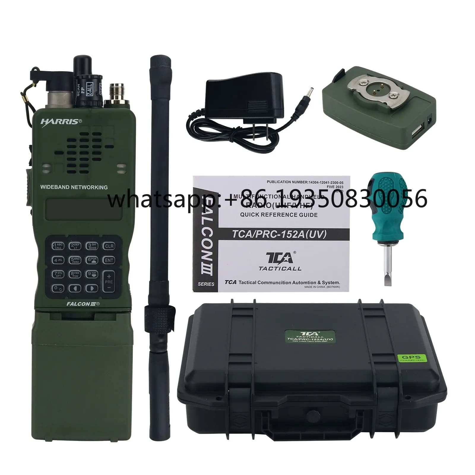 TCA/PRC-152A Versione Remasterizzata, Controller KDU Multifunzionale in Lega di Alluminio per Walkie Talkie Tattico