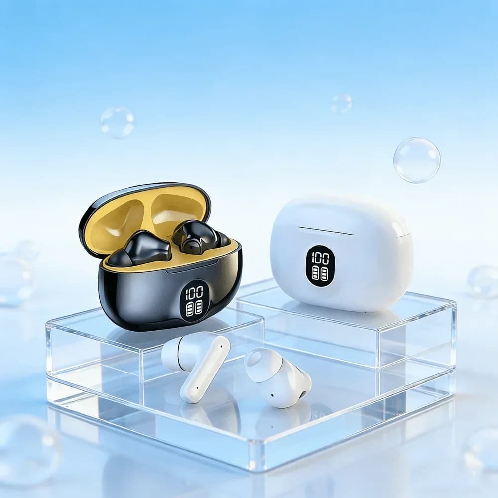 NEW Headset TWS Wireless Headphones Game Bluetooth Headphones with Microphone Noise Reduction High Fidelity Bass Earphones