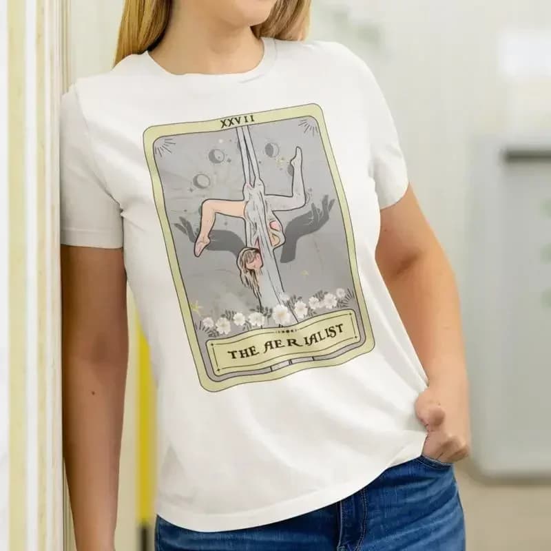 Aerialist Tarot Card T shirt