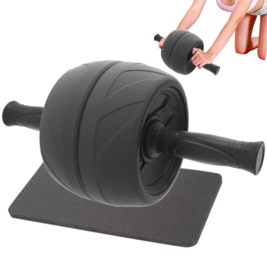 Ab Roller Wheel, Abdominal Workout, Extra Wide 5.5", Exercise Wheel, Home Gym Fitness Equipment, Core Strength, Muscle, Thick K