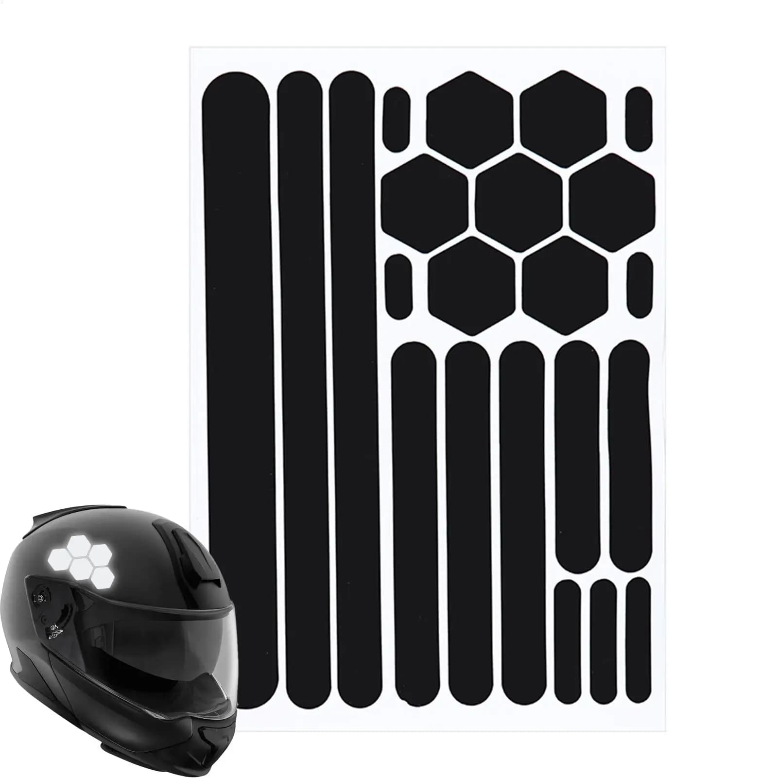 Reflective helmet sticker Invisible helmet sticker Self-adhesive reflective tape for helmets Bike Scooter