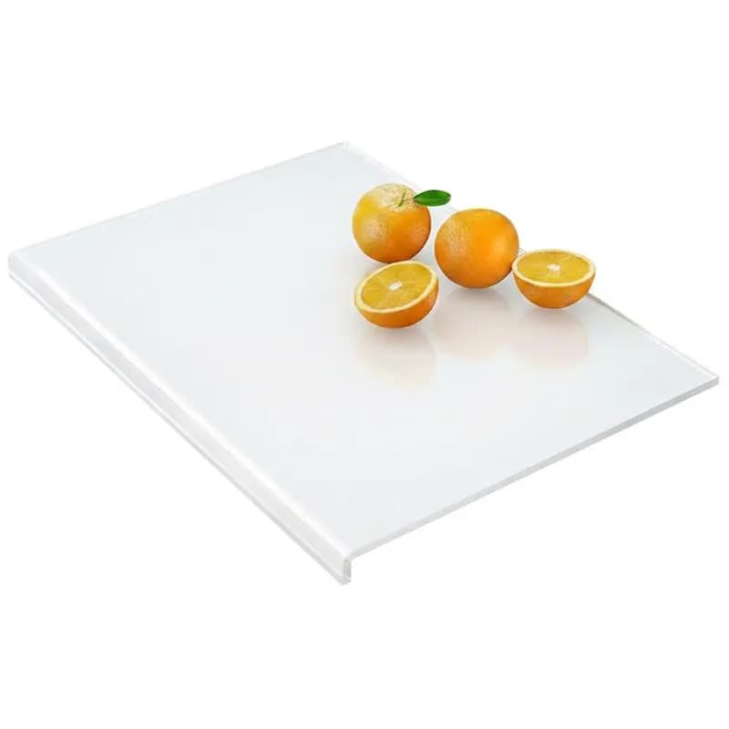 ABBP - Transparent acrylic cutter perfect for kitchen top with raised edge for bread, meat, fruit