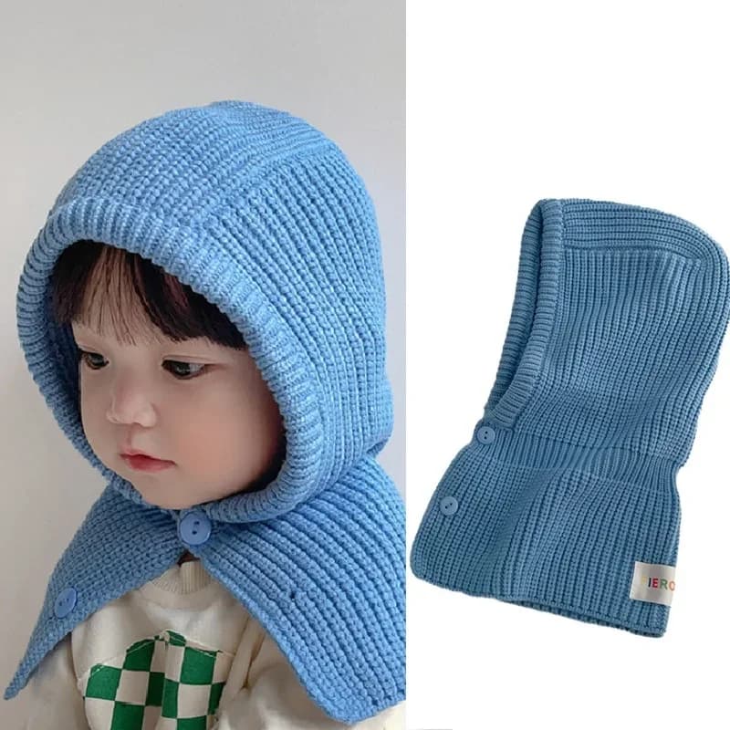 2-8 anni Ragazzi Ragazze Beanie Cappello Passamontagna Sciarpa Avvolgente Inverno Antivento Copertura per il viso per Sci Arrampicata Cappellini da esterno