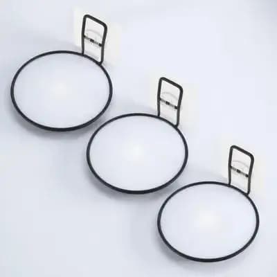 1Set Pet Bowl Holder Wall Hanging Rack for Cats Dogs Food Water Basin High Stability Iron Plastic Build Easy Access Clean
