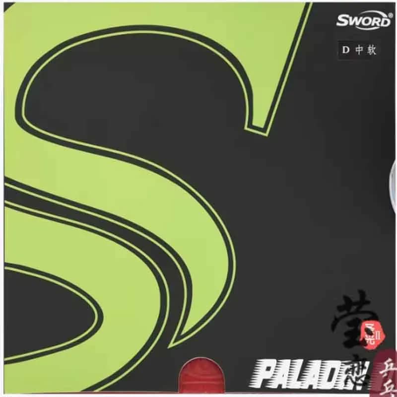 Sword PALADIN ping pong rubber, semi-adhesive rubber with dots for fast attack, thick sponge, produced in China