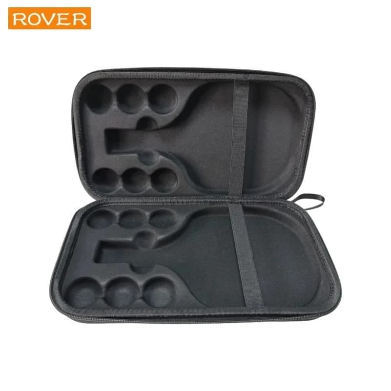Custodia rigida per racchetta da ping pong, custodia in EVA antiurto e resistente all'usura, borsa portaoggetti portatile per borsa da ping pong