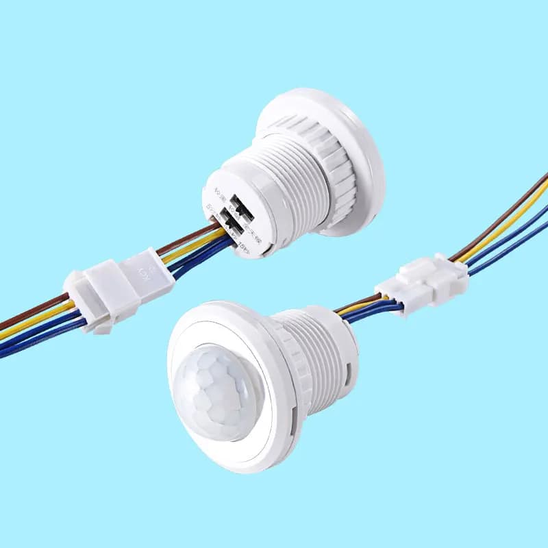 Automatic ignition LED Light Switch Human Body Sensor Detector 85-265V PIR infrared movement induction for home adjustable delay time