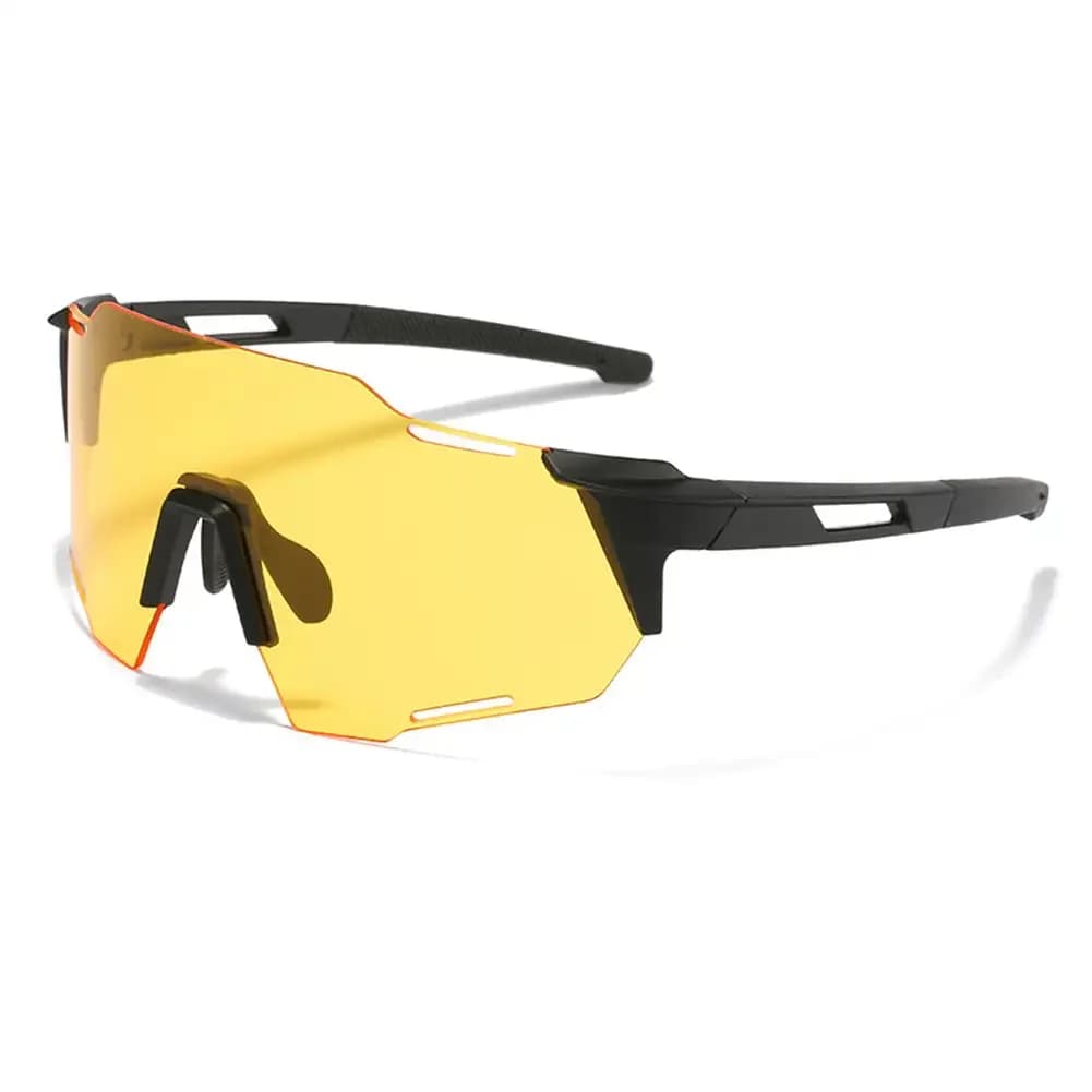 Occhiali da Sole per Ciclismo con Protezione UV400, Antivento, Alla Moda, Occhiali Sportivi Unisex Comodi per Pesca ed Escursionismo