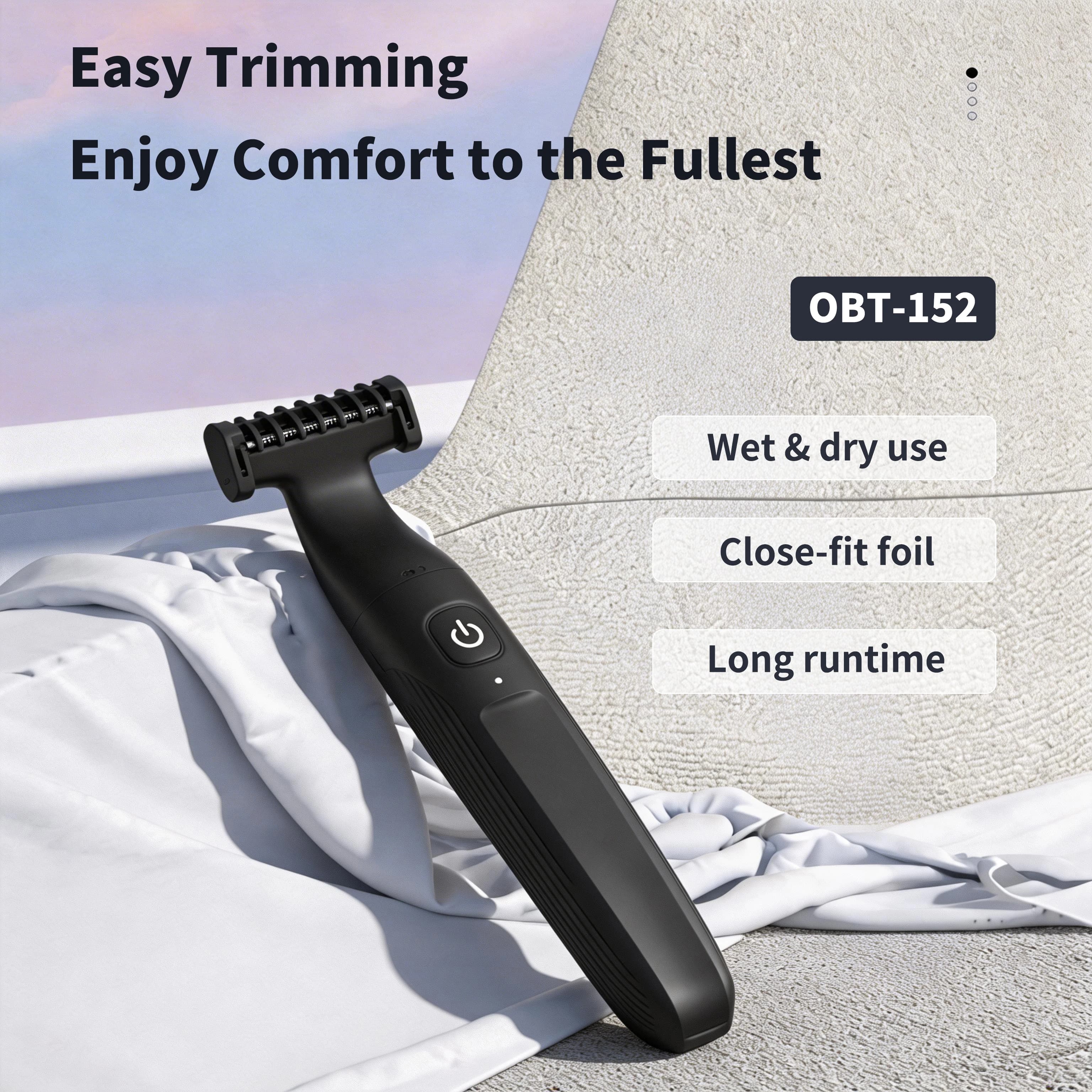 Electric Shaving Set - Unisex - USB Dual Use Trimmer, Painless Hair Removal Device, Suitable for Underarms, Legs, Arms, Beards