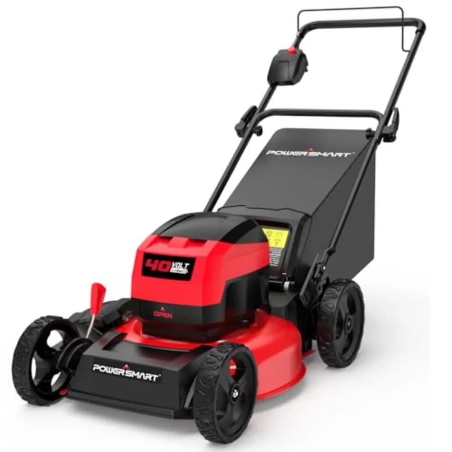 40V 17" Cordless Lawn Mower 3-in-1 Brushless Push Lawn Mower with 4.0 Ah Battery and Charger MB2418A